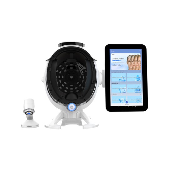 Al Intelligent Skin Analyzer Machine Professional Facial Skin Tester for Moisture Oil & Elasticity Detection HD Skin Analyzer