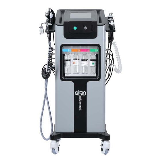 Multi-functional H2o2 Aqua Peel Facial Pore Cleaning Skin Rejuvenation Oxygen Jet Dermabrasion Machine