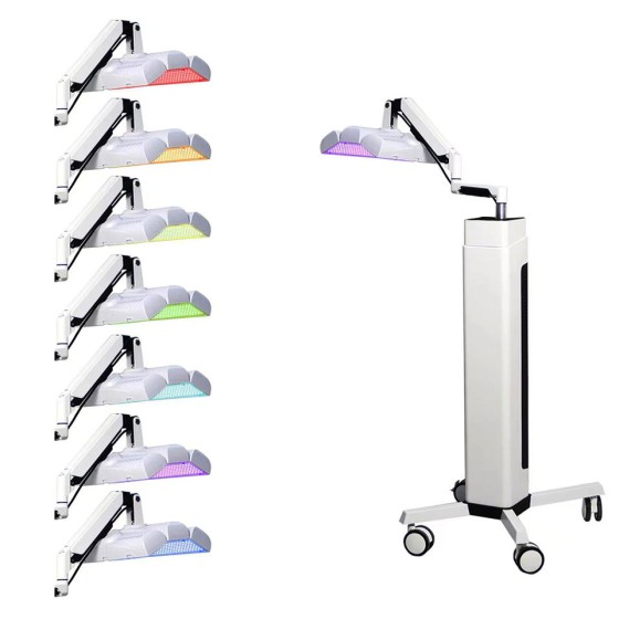 Standing Type PDT Device 460nm 520nm 590nm 630nm 850nm LED Red Light Therapy Machine for Facial Skin Care Beauty Equipment Face